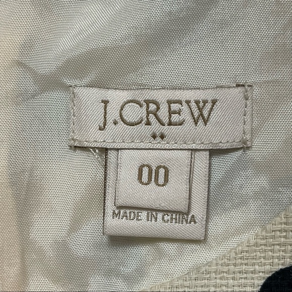 J Crew 100% Cotton Cream & Black Polka Dot Dress - Picture 9 of 11